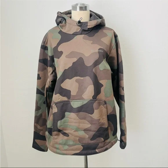Columbia Camouflage Hoodie Sweater - Picture 1 of 8